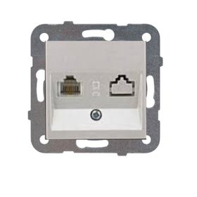 Viko 92605132 Artline Novella Saten Tekli Nümeris Telefon Çerçevesiz Duvar Anahtarı