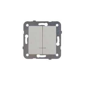 Viko 92605150 Artline Novella Saten Işıklı Komütatör Çerçevesiz Duvar Anahtarı