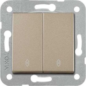 Viko 92605217 Artline Novella Bronz Komütatör Vavian Çerçevesiz Duvar Anahtarı