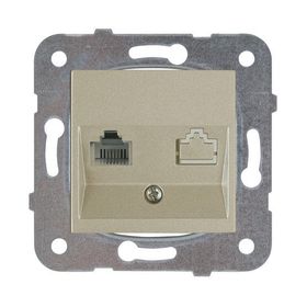 Viko 92605232 Artline Novella Bronz Tekli Nümeris Telefon Çerçevesiz Duvar Anahtarı