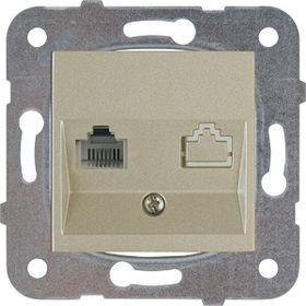 Viko 92605232 Artline Novella Bronz Tekli Nümeris Telefon Çerçevesiz Duvar Anahtarı