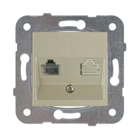 Viko 92605232 Artline Novella Bronz Tekli Nümeris Telefon Çerçevesiz Duvar Anahtarı