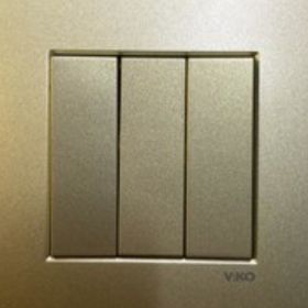 Viko 92605268 Artline Novella Bronz Üçlü Çerçevesiz Duvar Anahtarı