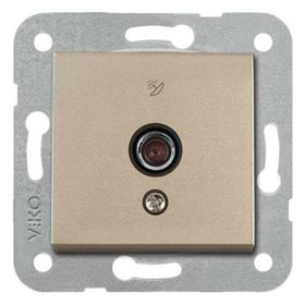 Viko 92605297 Artline Novella Bronz Uydu Prizi F Kollektörlü Çerçevesiz Duvar Anahtarı