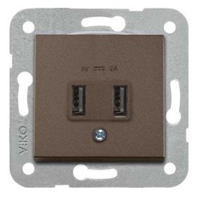 Viko 92605309 Artline Novella Antrasit Usb Şarj Prizi 5V 2A Çerçevesiz Duvar Anahtarı