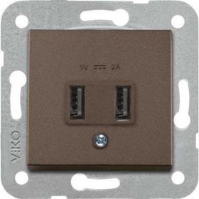 Viko 92605309 Artline Novella Antrasit Usb Şarj Prizi 5V 2A Çerçevesiz Duvar Anahtarı