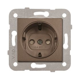 Viko 92605342 Artline Novella Antrasit Topraklı Çerçevesiz Priz