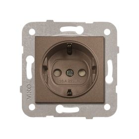Viko 92605342 Artline Novella Antrasit Topraklı Çerçevesiz Priz