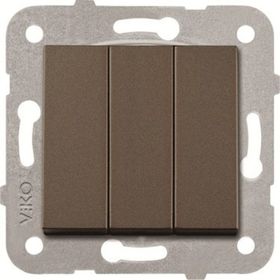 Viko 92605368 Artline Novella Antrasit Üçlü Çerçevesiz Duvar Anahtarı
