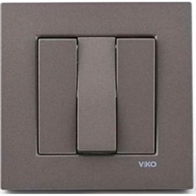 Viko 92605368 Artline Novella Antrasit Üçlü Çerçevesiz Duvar Anahtarı