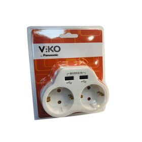 Viko 92605412 Novella Füme Kapaklı Topraklı Priz