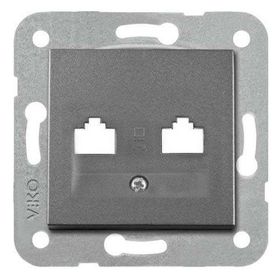 Viko 92605432 Novella Trenda Füme Data/Nümeris Telefon Prizi Kapak