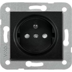 Viko 92605545 Artline Novella Siyah Ups Çerçevesiz Priz
