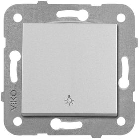 Viko 92605603 Artline Novella Metalik Beyaz Light Çerçevesiz Duvar Anahtarı