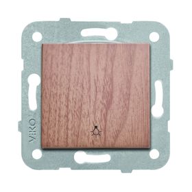Viko 92615103 Artline Novella Ceviz Light Çerçevesiz Duvar Anahtarı