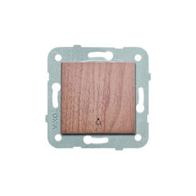 Viko 92615103 Artline Novella Ceviz Light Çerçevesiz Duvar Anahtarı
