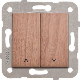 Viko 92615116 Artline Novella Ceviz Jaluzi Kumanda Çerçevesiz Duvar Anahtarı