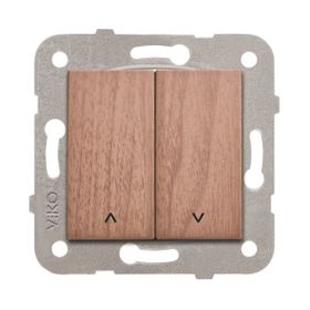 Viko 92615116 Artline Novella Ceviz Jaluzi Kumanda Çerçevesiz Duvar Anahtarı