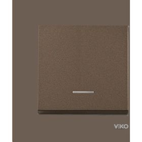 Viko Artline Novella Antrasit Işıklı Çerçeveli Anahtar