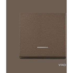 Viko Artline Novella Antrasit Işıklı Çerçeveli Anahtar
