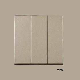 Viko Artline Novella Bronz Çerçeveli 3'lü Anahtar