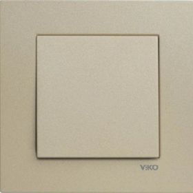 Viko Artline Novella Bronz Çerçeveli Tekli Anahtar