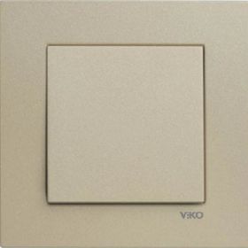 Viko Artline Novella Bronz Çerçeveli Tekli Anahtar
