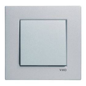 Viko Artline Novella Çerçeveli Gümüş Tekli Anahtar