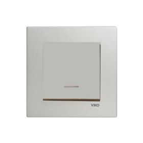 Viko Artline Novella Çerçeveli Saten Işıklı Anahtar