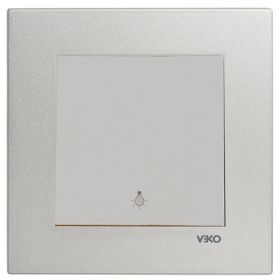 Viko Artline Novella Çerçeveli Saten Light Yaylı Anahtar