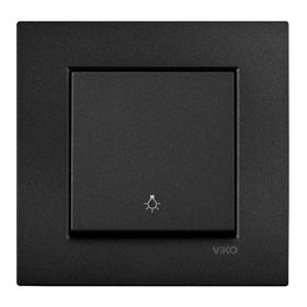 Viko Artline Novella Çerçeveli Siyah Light Yaylı Anahtar