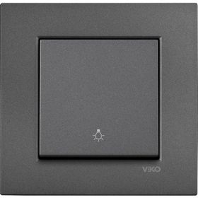 Viko Artline Novella Füme Light Yaylı Çerçeveli Anahtar