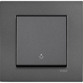 Viko Artline Novella Füme Light Yaylı Çerçeveli Anahtar