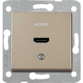Viko Artline Novella Trenda Mekanizma Hariç Bronz Hdmi Konnektör Kapak