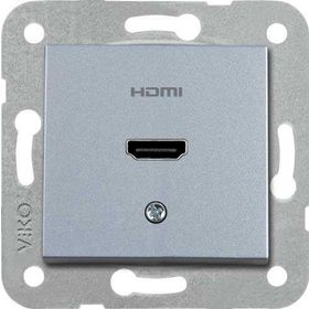 Viko Artline Novella Trenda Mekanizma Hariç Gümüş Hdmi Konnektör Kapak