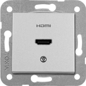 Viko Artline Novella Trenda Mekanizma Hariç Metalik Beyaz Hdmi Konnektör Kapak