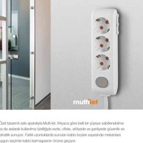 Viko B60700456 Siyah Multi-let 3'lü Priz