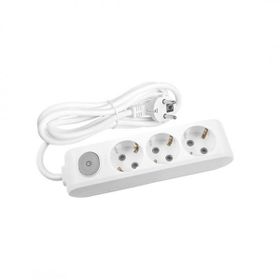 Viko By Panasonic 90117302 Multi-Let 2 mt Topraklı Anahtarlı Çocuk Korumalı Kablolu Üçlü Priz