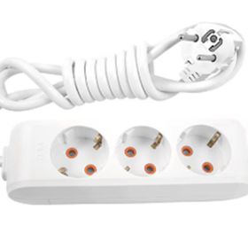 Viko By Panasonic 90117302 Multi-Let 2 mt Topraklı Anahtarlı Çocuk Korumalı Kablolu Üçlü Priz