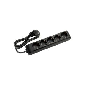Viko By Panasonic 90133505 Multi-Let Beşli Siyah 5 mt Priz Topraklı Çocuk Korumalı Grup Priz