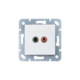 Viko By Panasonic 90967037 Karre Çerçevesiz Beyaz Müzik Yayın Hoparlör Prizi