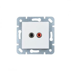 Viko By Panasonic 90967037 Karre Çerçevesiz Beyaz Müzik Yayın Hoparlör Prizi