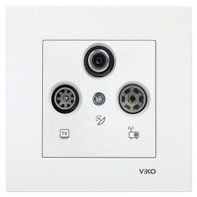 Viko By Panasonic 90967041 Karre Sonlu SAT-TV-RD Uydu Prizi