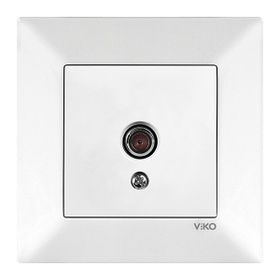 Viko By Panasonic F Konnektörlü Sonlu Beyaz Meridian Uydu Prizi
