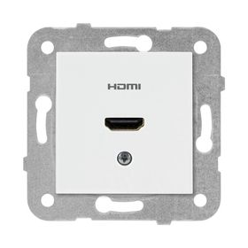 Viko Çerçeveli Karre Beyaz HDMI Konnektör Prizi