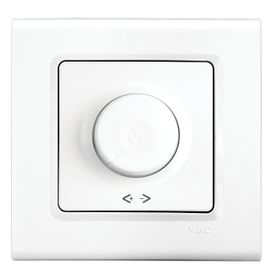Viko Çerçeveli Linnera Beyaz Dimmer