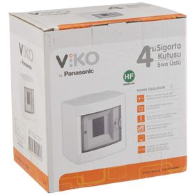 Viko Halojen Free 4'lü Sıva Üstü Sigorta Kutusu
