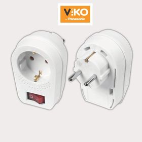 Viko İkili Anahtarlı Topraklı Fiş Priz