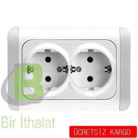 Viko Kardelen Beyaz İkili Çerçeve