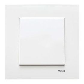 Viko Kare 90960701 Beyaz Anahtar